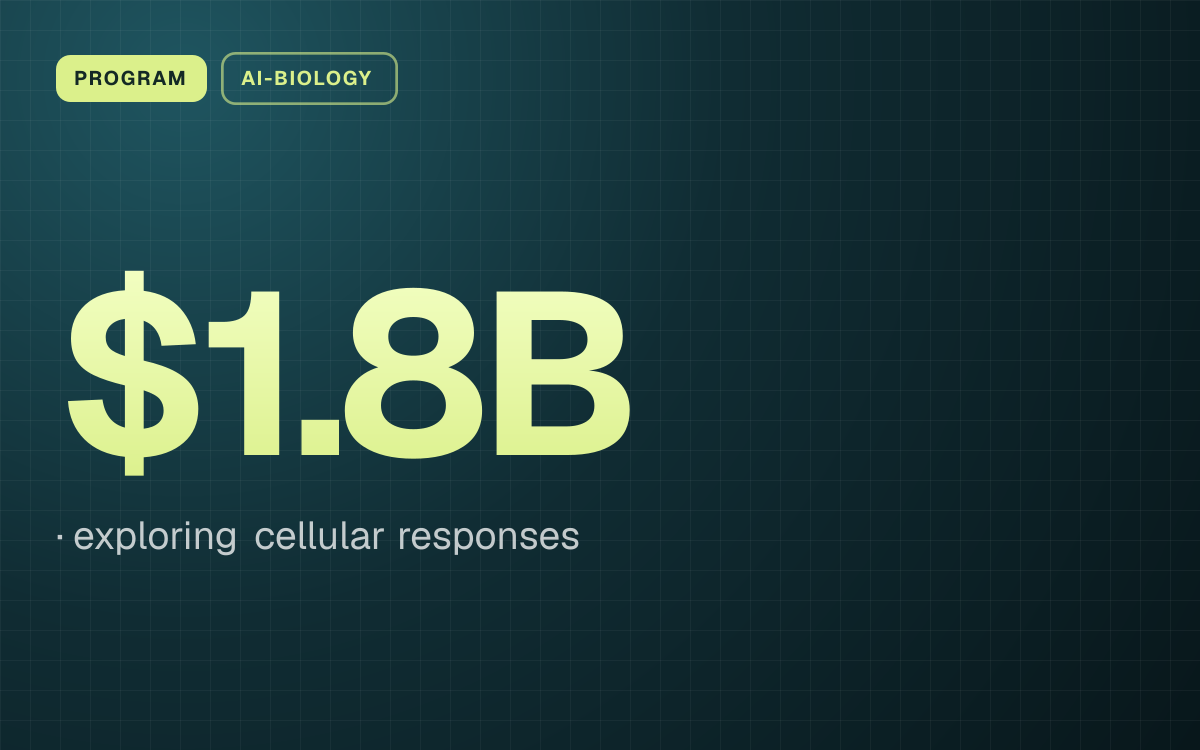 PROGRAM. $1.8B, exploring cellular responses.