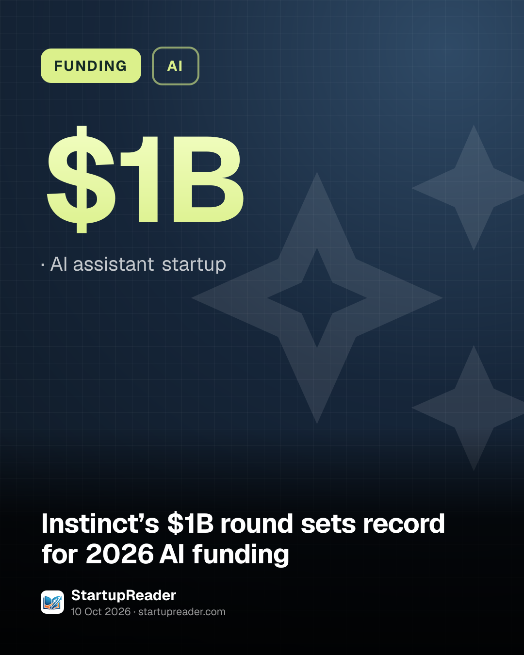 FUNDING. $1B, AI assistant startup.